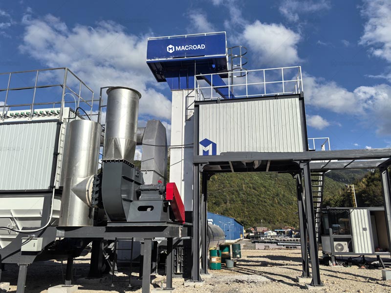 Silo de Mezcla Asfáltica para Planta ALYT80 en Bosnia y Herzegovina