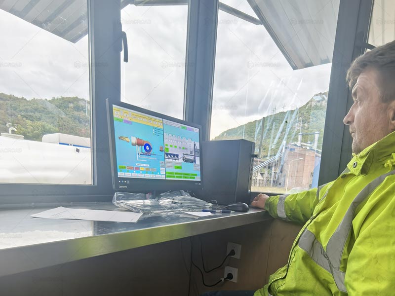 Sistema de Contol Inteligente para Macroad Planta de Asfalto de Tambor