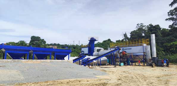 120TPH Planta de Asfalto Continua de Macroad