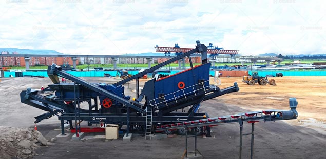 Andamine Chancadora Móvil de Piedra en Colombia para Metro