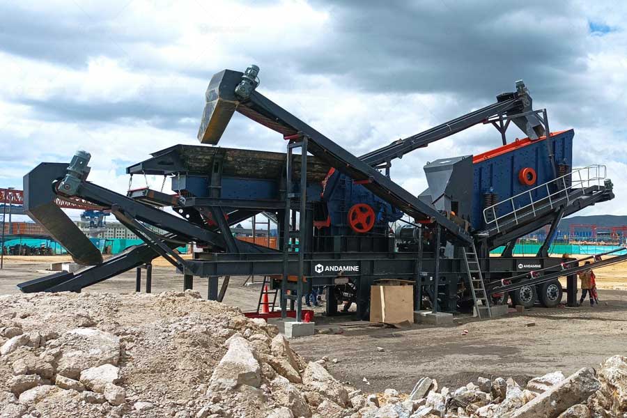 Chancadora Móvil de Piedra sobre Ruedas de Andamine