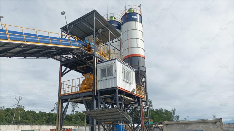 Diseño Modular para Planta de Concreto en Bolivia