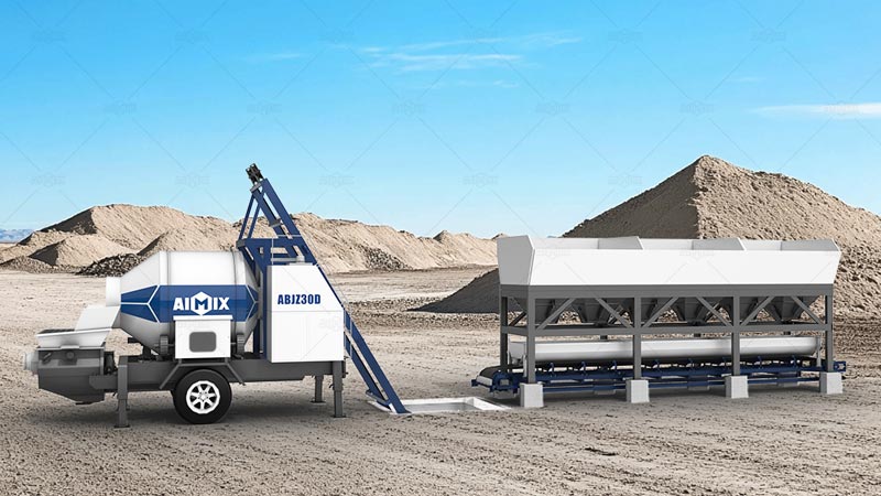 Dosificadora + Bomba Mezcladora de Hormigón para Dosificación Precisa