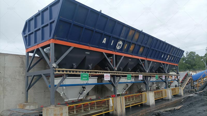 Dosificadora de Agregados de Pesaje Preciso