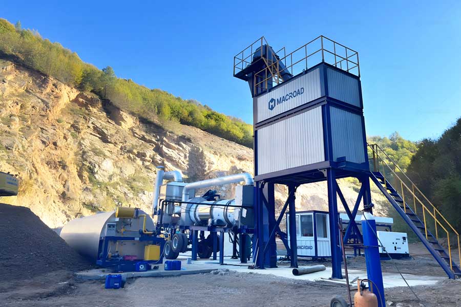 Macroad Planta Móvil de Asfalto de Tambor en Venta