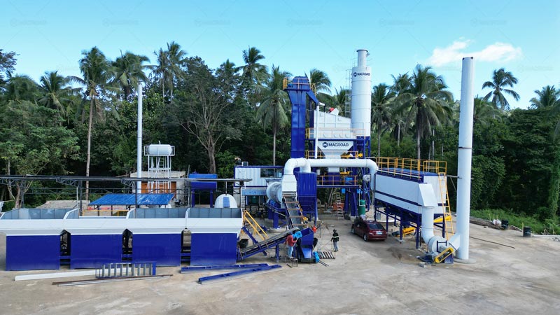 Macroad Planta de Asfalto con Protección Integral Contra la Corrosión