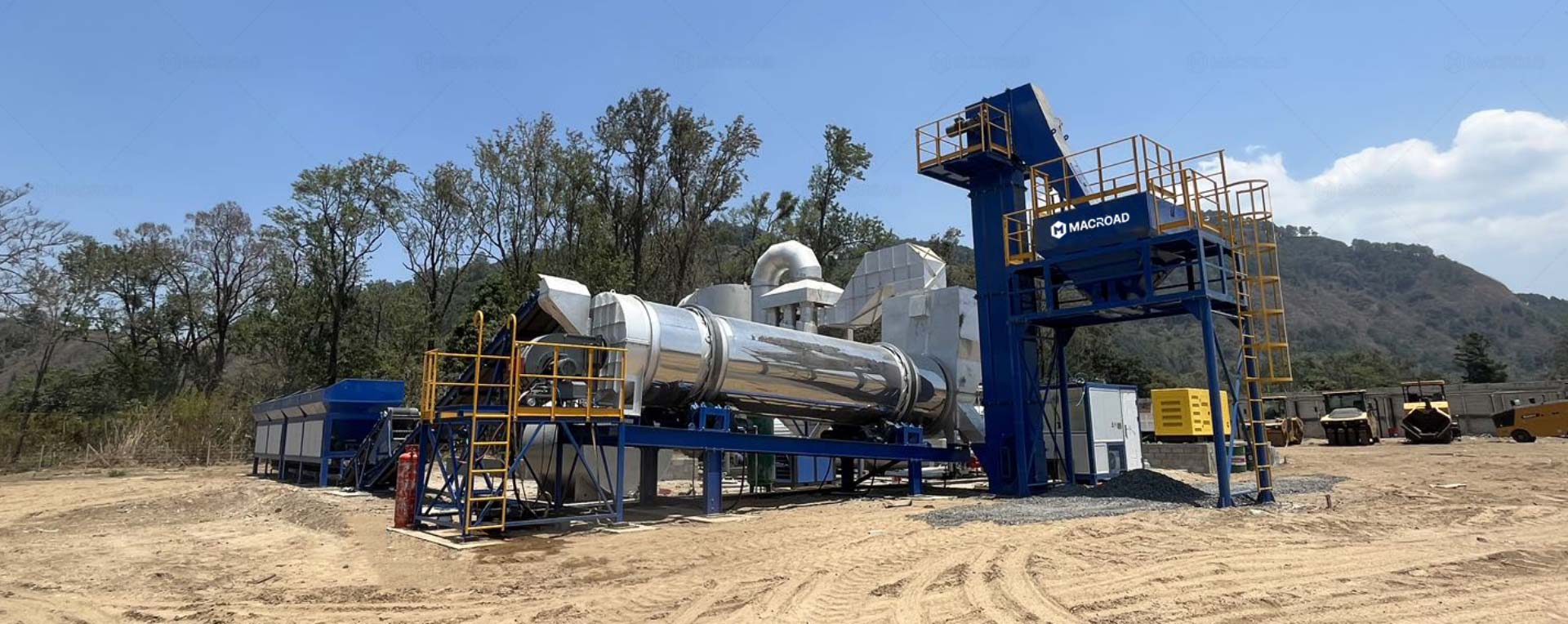 Planta Asfáltica Continua con Tambor para Guatemala de Macroad