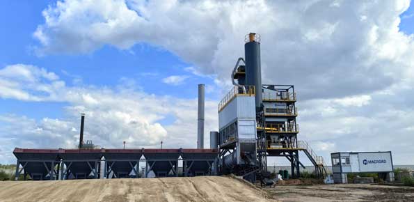 Planta Asfáltica de Lotes Estacionaria de Macroad