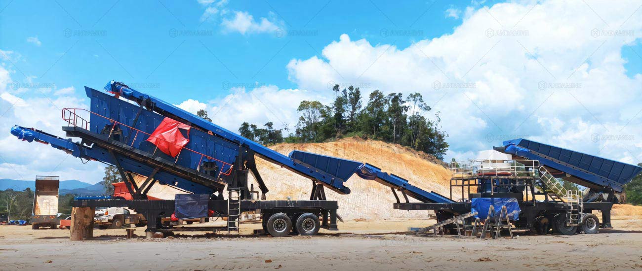 Planta Trituradora Móvil de Piedra con Chancadora de Cono en Malasia