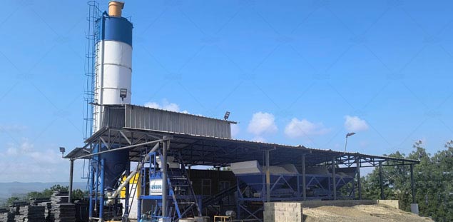 Planta de Concreto Pequeña para Elementos Prefabricados de Hormigón en República Dominicana