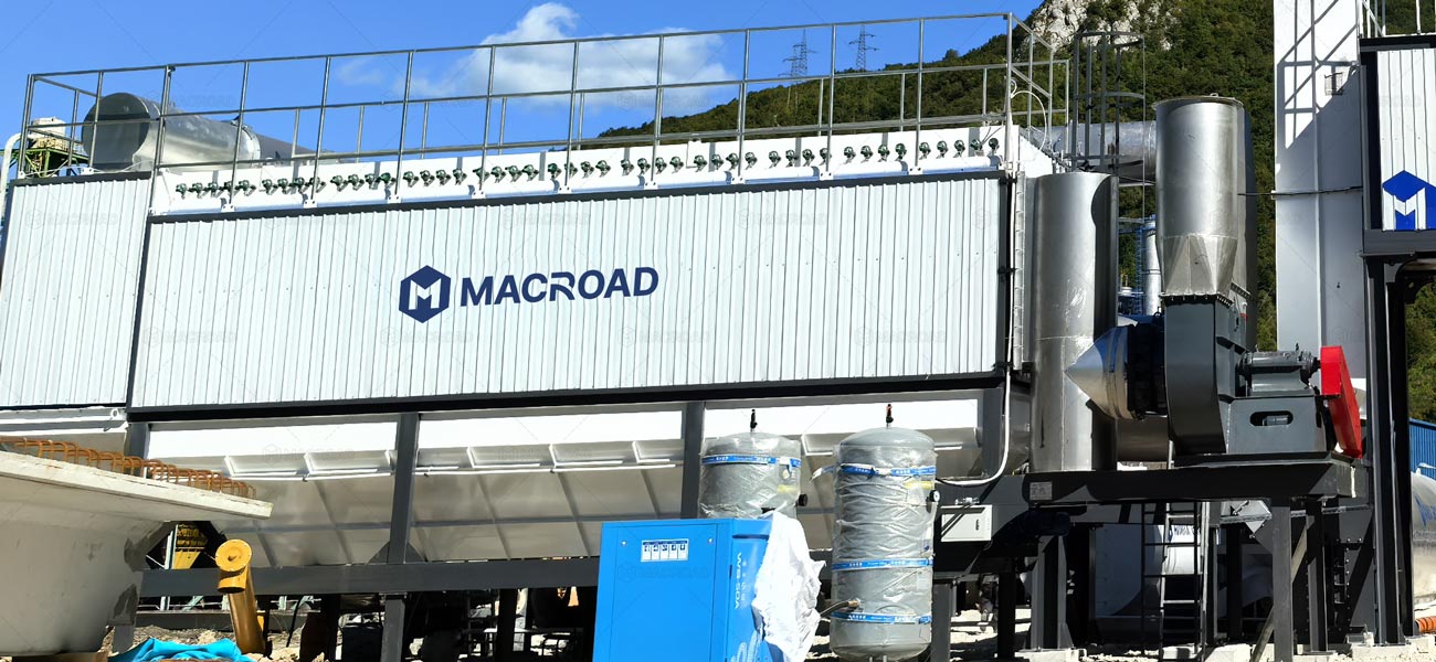 Sistema de Eliminación de Polvo para Planta de Asfalto en América Latina