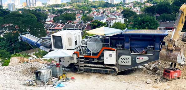 Trituradora de Orugas de Piedra