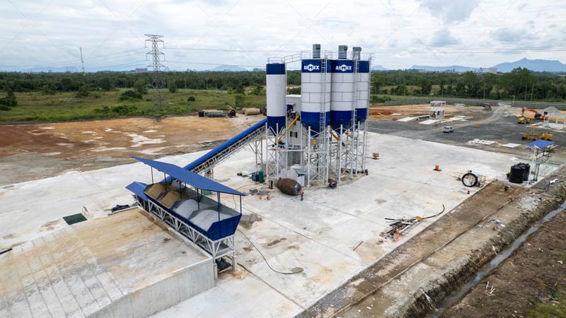 AIMIX Planta de Concreto AJ180 en Malasia