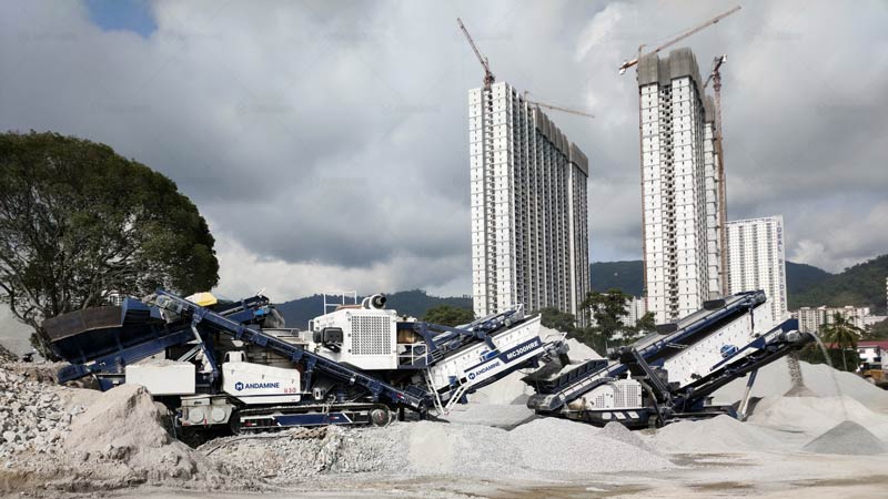Andamine Planta Trituradora Móvil de Agregados