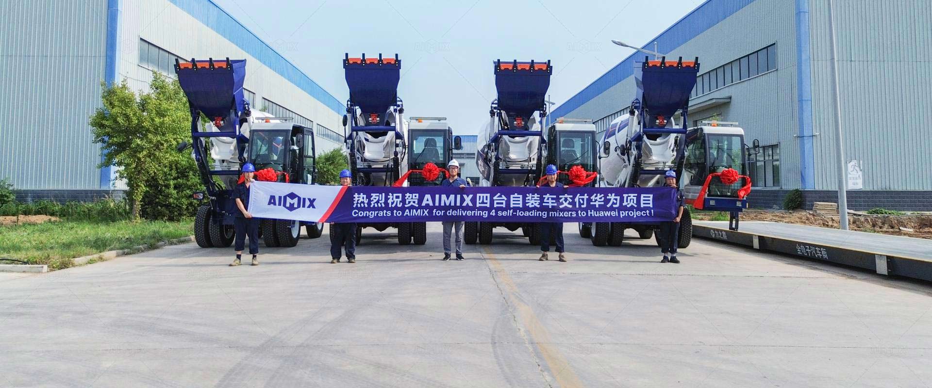 Autohormigoneras de AIMIX Exportadas a Arabia Saudita para Proyectos de Huawei