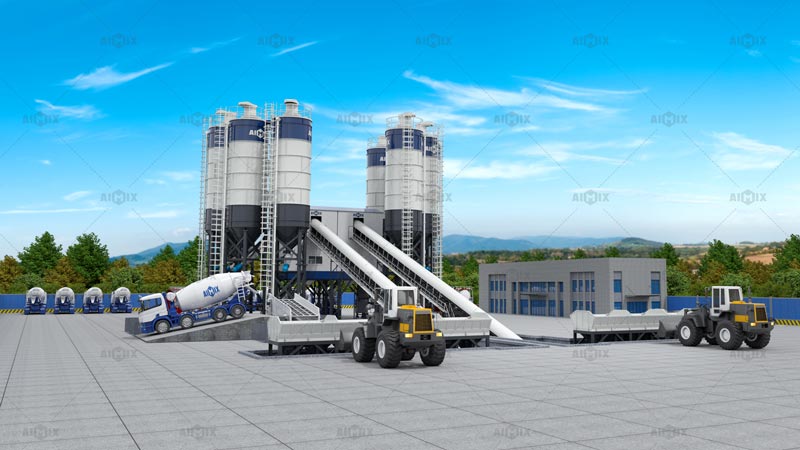 Futuro Tecnologico Iot Cloud de Ia Plantas Concreto