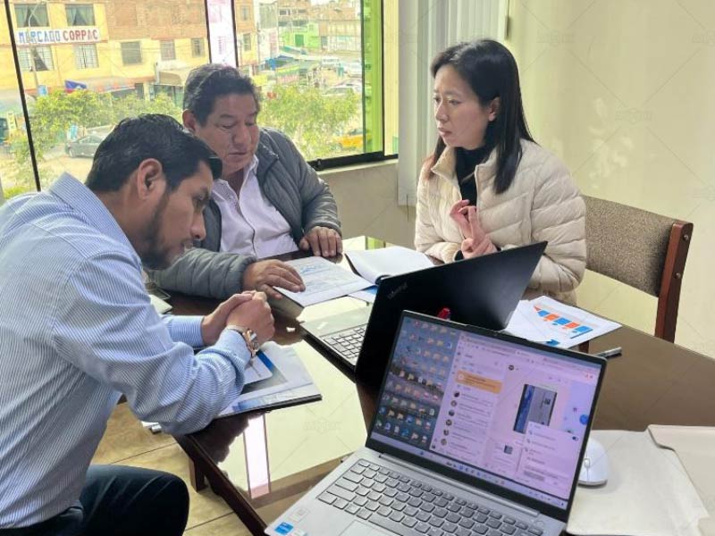 Nuestra Gestora de Cuentas Explica el Proyecto de Equipos a los Clientes