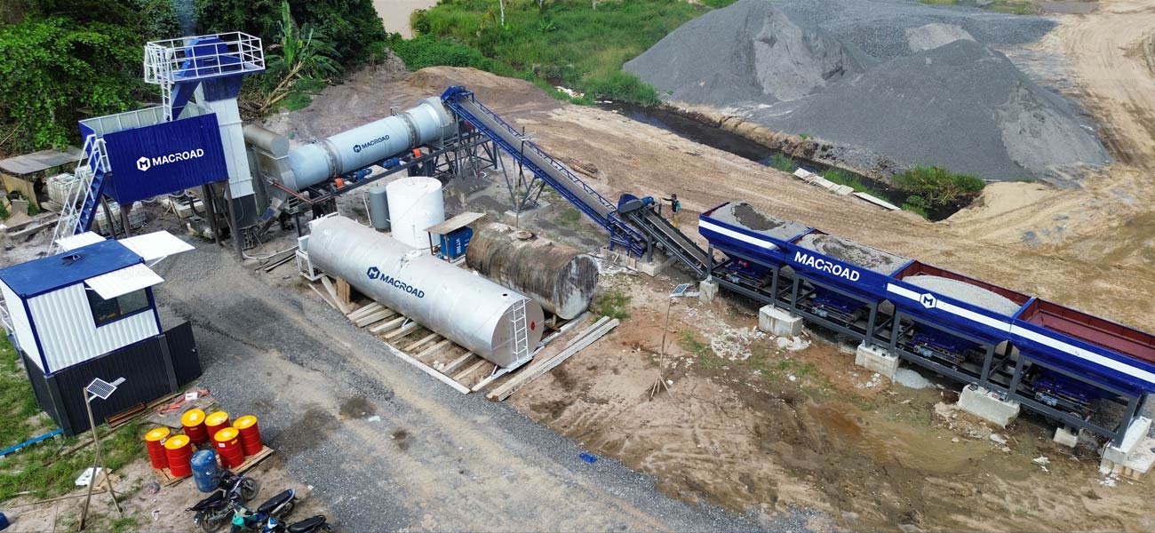 Planta de Asfalto de Tambor con Capacidad de 80TPH