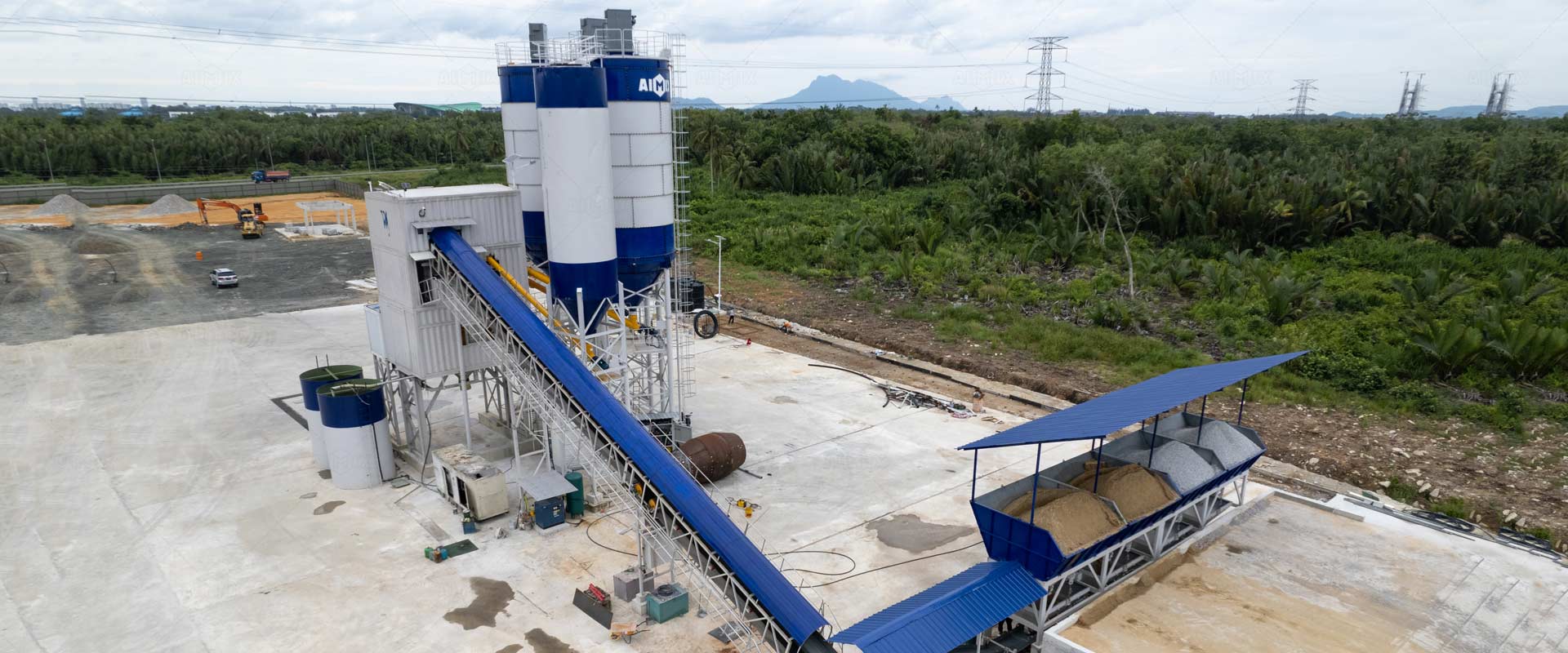 Planta de Concreto de AIMIX en Malasia con Gran Capacidad de Producción