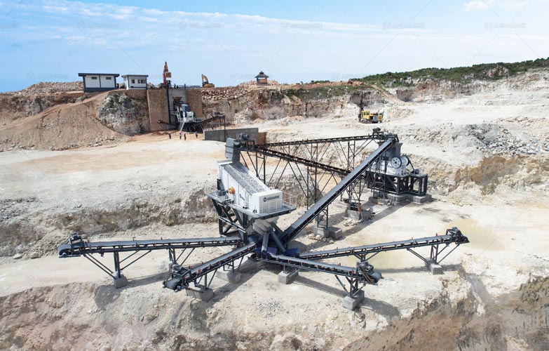 Planta de Trituración de Piedra Fija para Procesar Piedra de Caliza en Indonesia