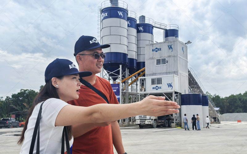Visita al Sitio de la Planta Concretera en Kuching, Malasia