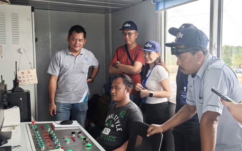 Visita del Sistema de Control de AIMIX Planta de Hormigón