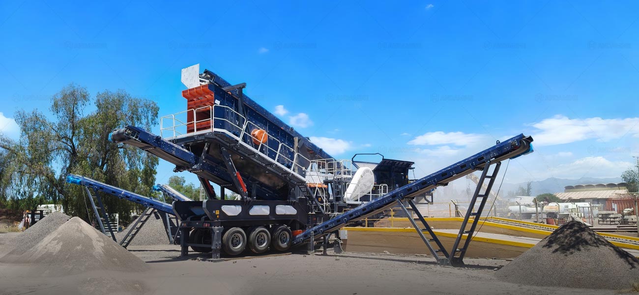 Andamine Trituradora de Piedra para Grava Móvil 4 en 1 en Argentina