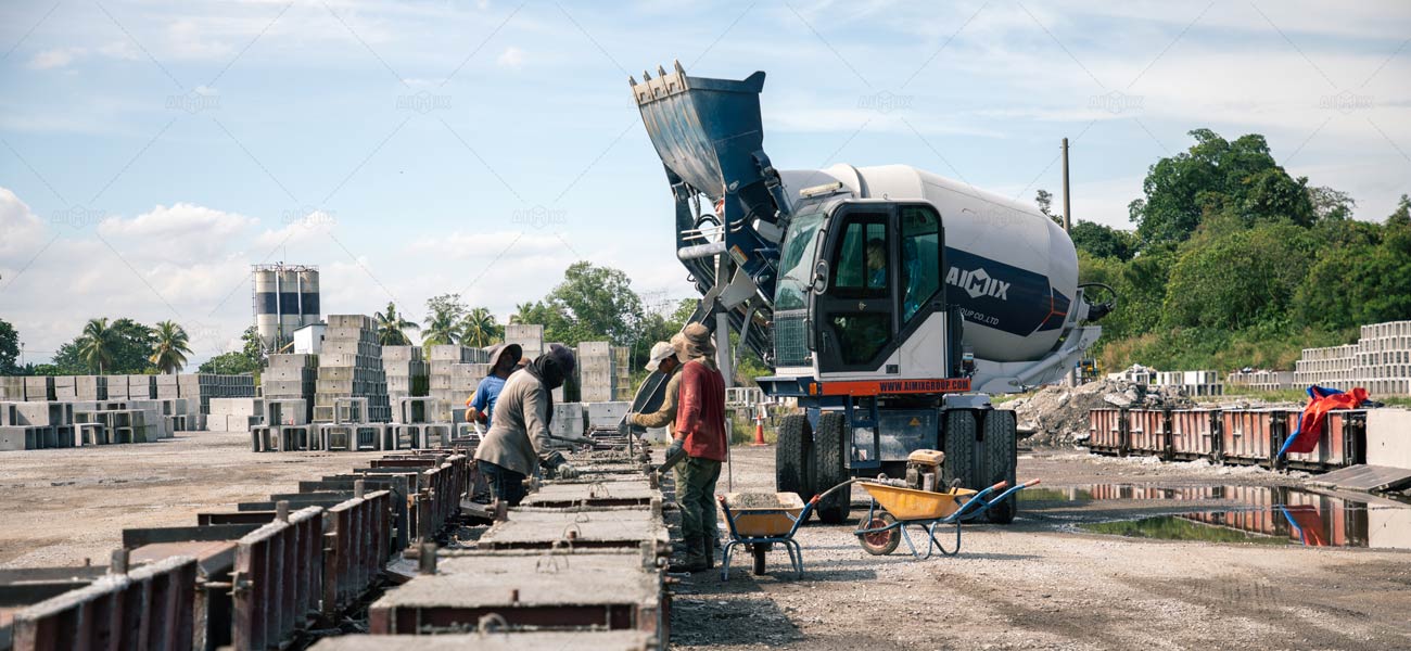Autohormigoneras de AIMIX Están Produciendo Componentes de Hormigón Prefabricado en Malasia