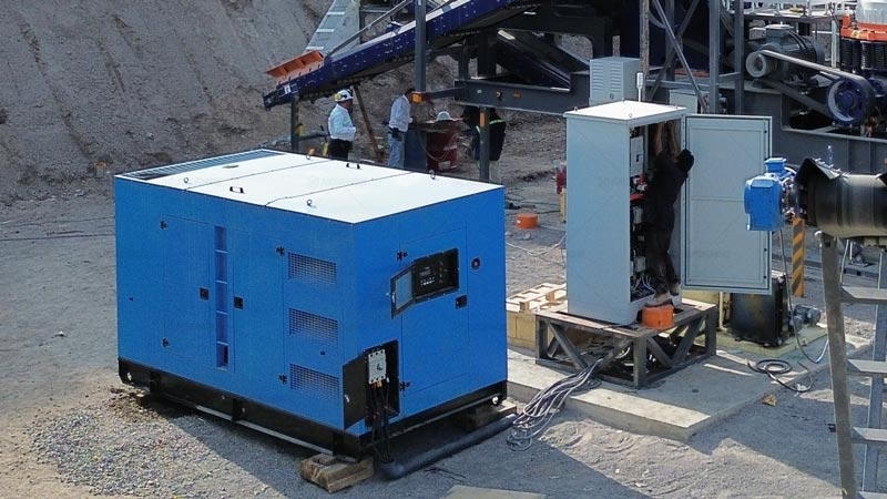 Energía Consumo Eléctrico de Planta Trituradora de Piedra