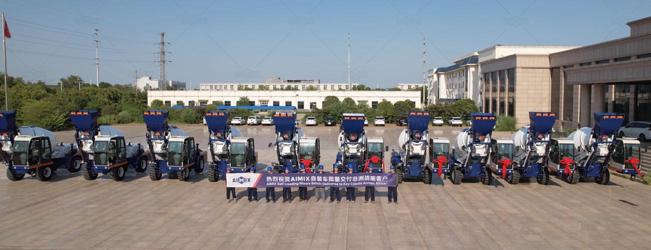 Flota de Autohormigoneras AIMIX Nuevas en Fábrica, Listas para Entrega