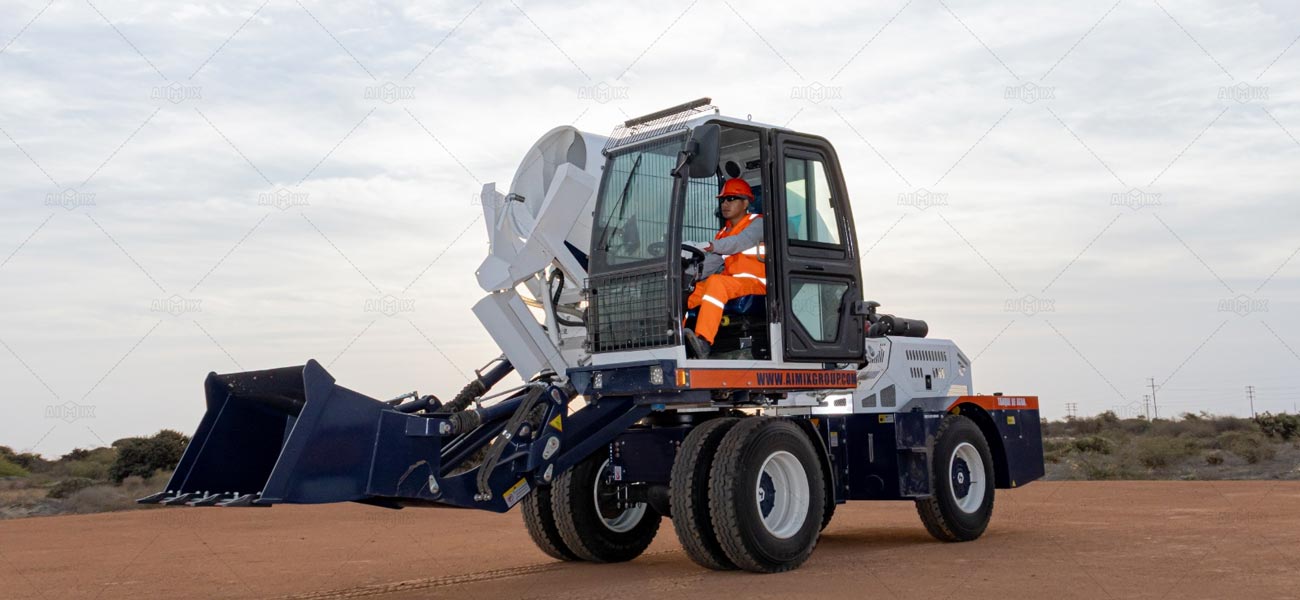 AIMIX Autohormigonera AS-3.5 en Perú para Construcción de Carreteras