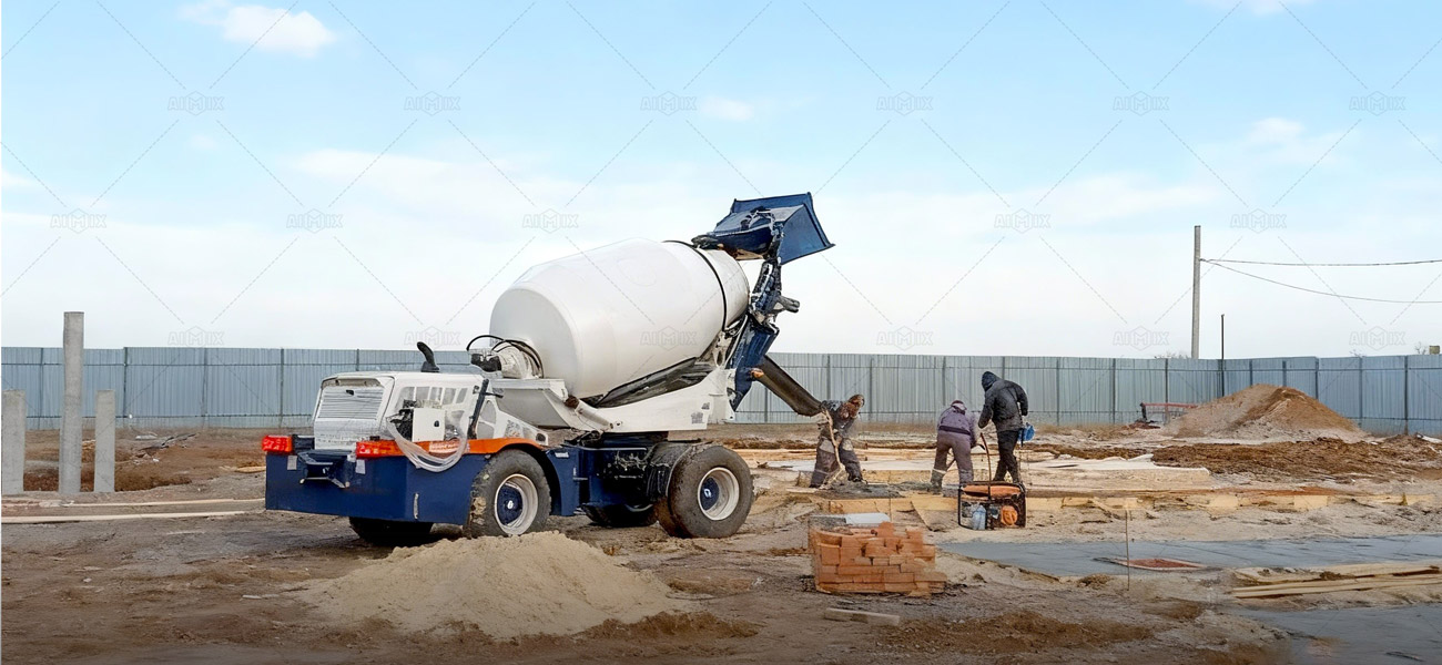 AIMIX Autohormigonera para Construcción de Táller en Rusia