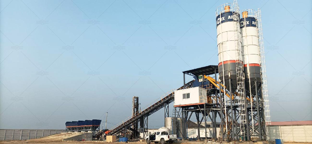 AIMIX Planta de Concreto Premezcladora para Proyectos de Carreteras en Ecuador