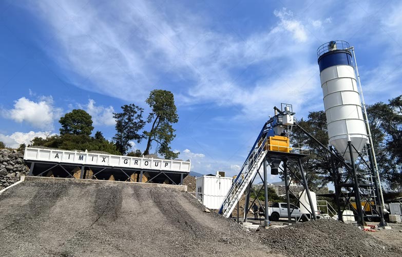 Planta de Concreto en Obra en México con Capacidad de 50m3/h