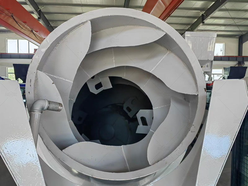 Tambor de Mezcla con 6 Hélices y 8 Paletas