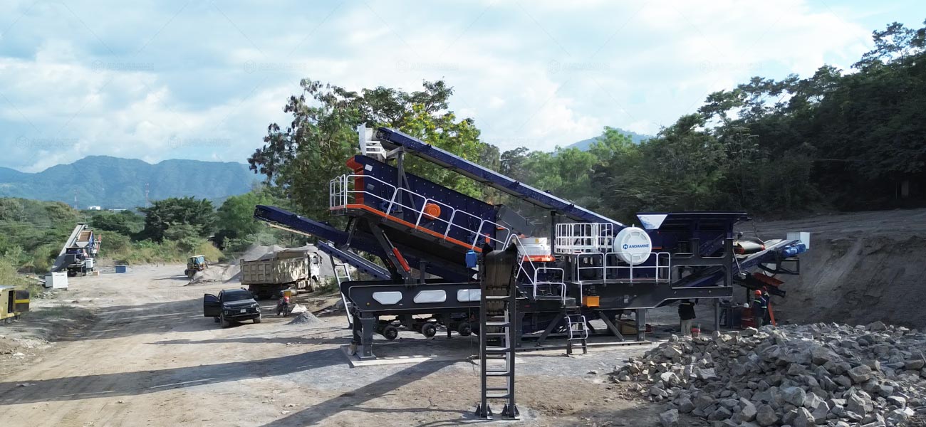 Andamine Proporciona Varios Tipos de Trituradoras de Piedra Móvil para sus Proyectos