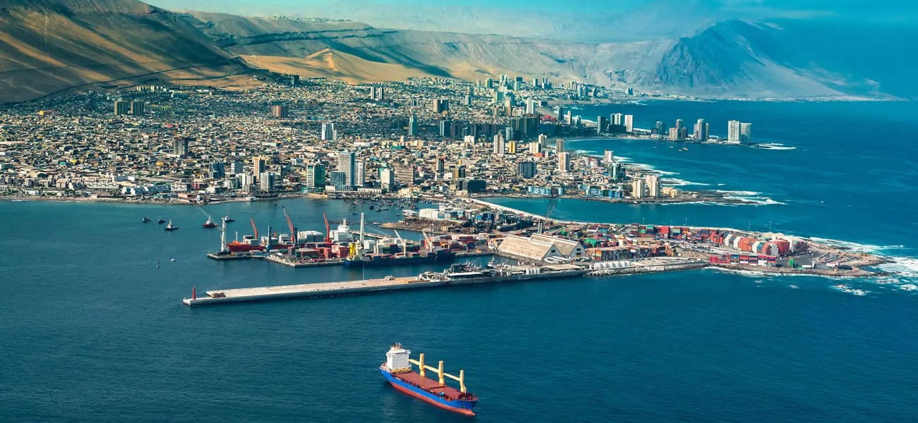 Puerto de Valparaíso de Chile