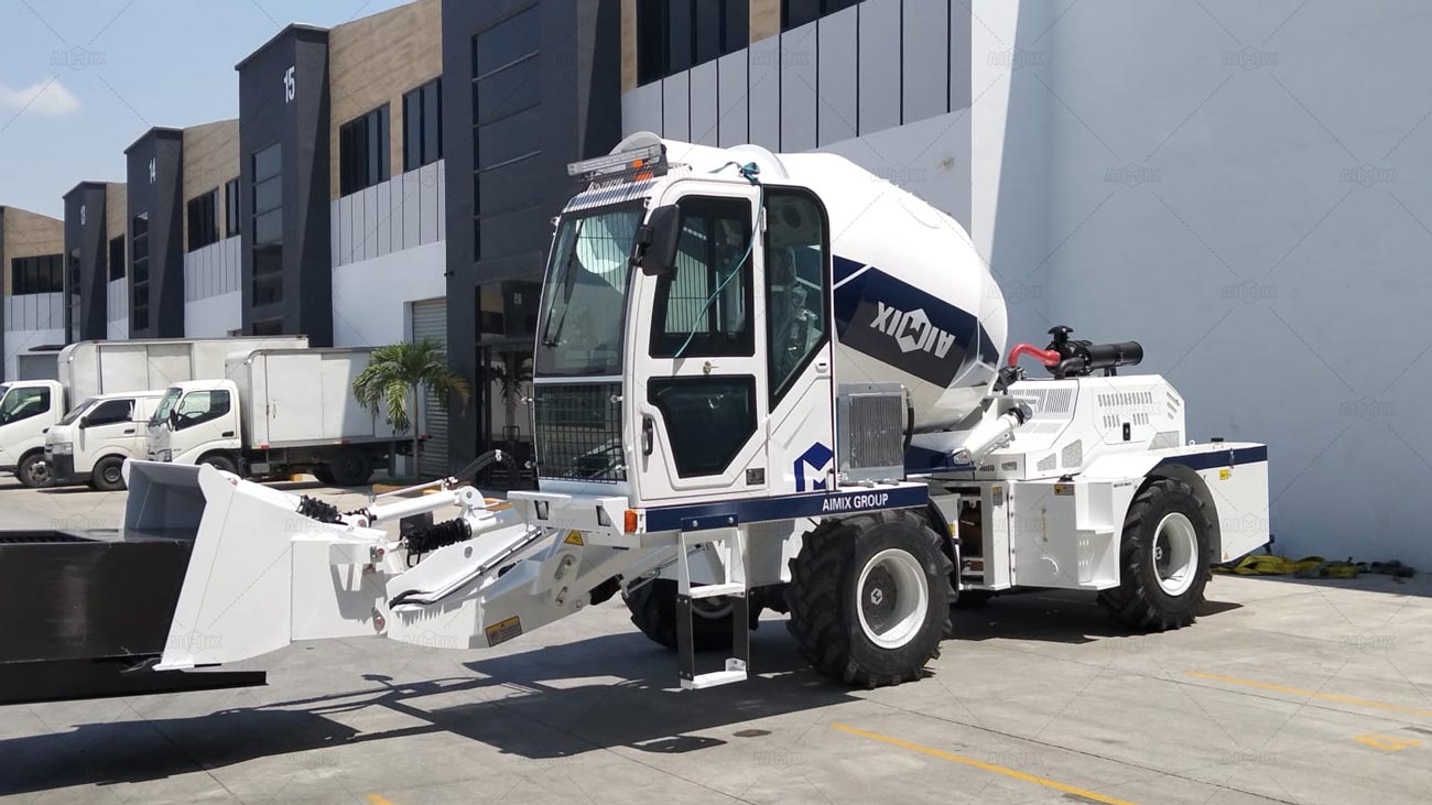 Autohormigonera AS-3.5A para los Proyectos de Costrucción en El Salvador - AIMIX