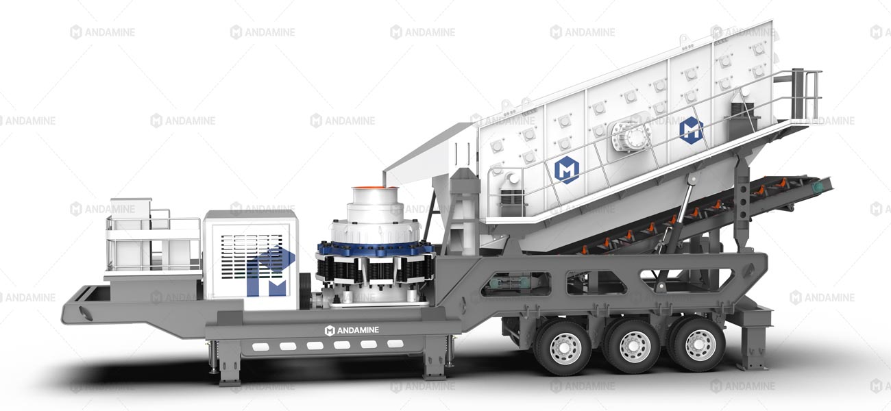 Configuración de 2 en 1 Planta de Trituración Móvil Andamine