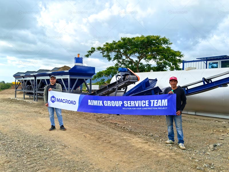 El Ingeniero de Macroad en Fiji para la Instalación y Puesta en Marcha de Planta Continua de Asfalto