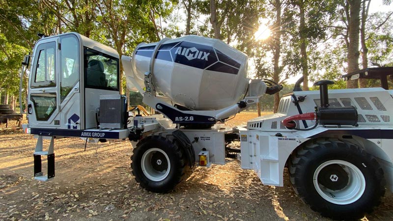 Hormigonera Autocargable AIMIX para los Proyectos de Infraestructura Rural