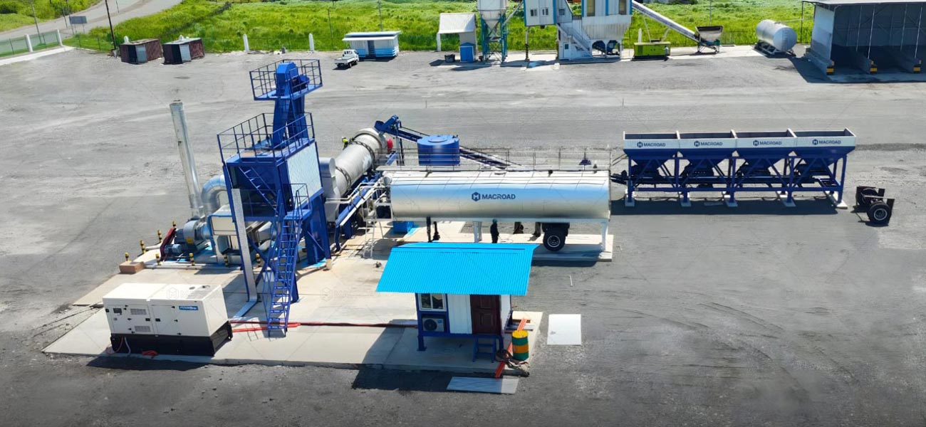 Planta de Asfalto Continua Macroad para Proyectos Viales de Pequeña y Mediana Escala