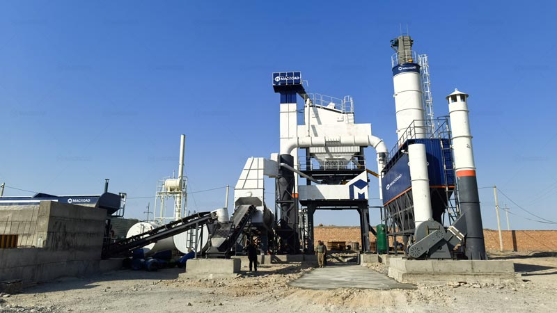 Planta de asfalto Intermitente con Torre de Mezclado y Sistema de Bachadas
