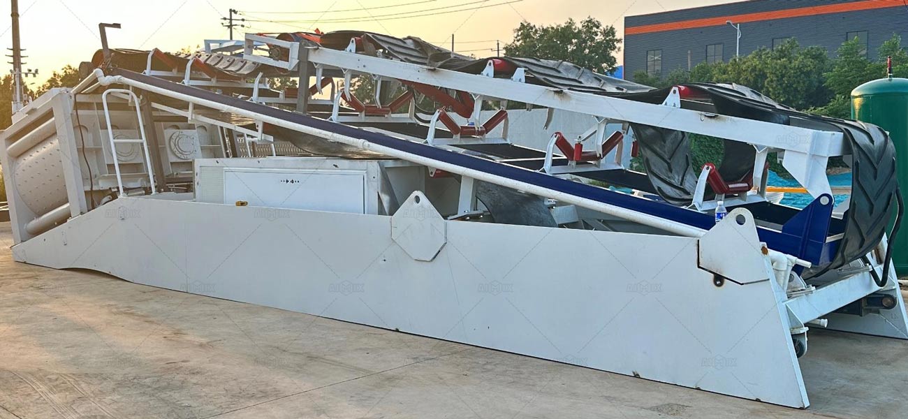 Aunque AIMIX Planta de Concreto Modular AJQ Serie de Montaje Rápida es de tipo estacionario, su tiempo de instalación y desmontaje es inferior a 24 horas.