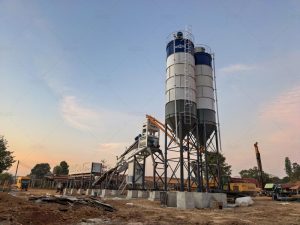 AIMIX Planta de Concreto de Montaje Rápida con una Estructura Modular para Proyectos de Rápida Ejecución