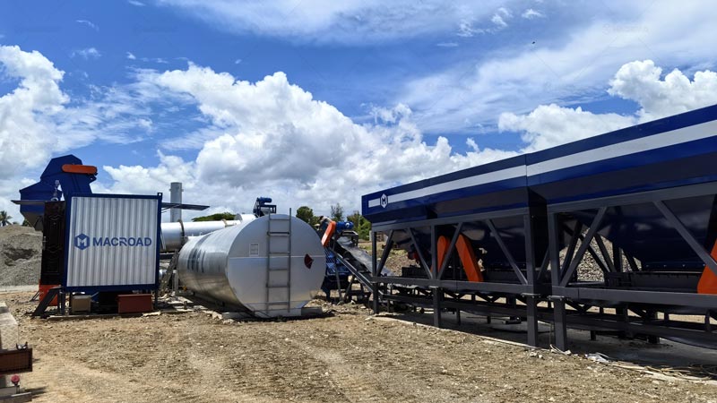 Planta de asfalto para proyectos pequeños y mantenimiento vial municipal con precio accesible