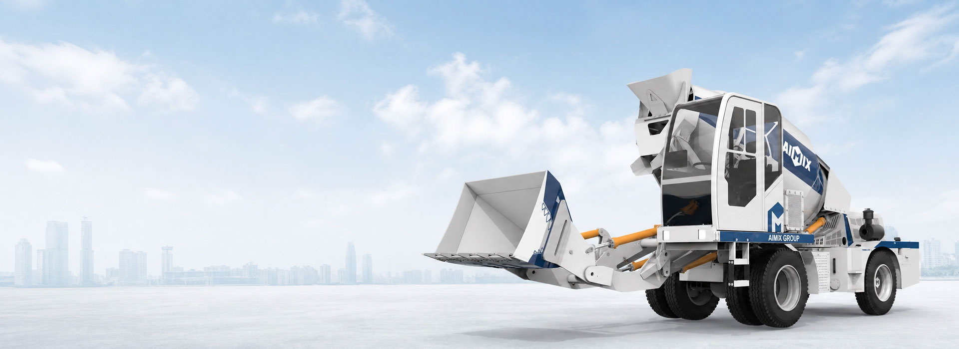 AS-MK24 Autohormigonera Nueva de AIMIX Produce 2 Cubas Más por Hora