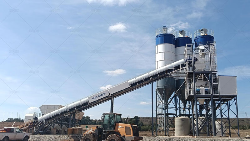 Planta de Hormigón Elaborado de 90m3/h Instalada en Sufáfrica
