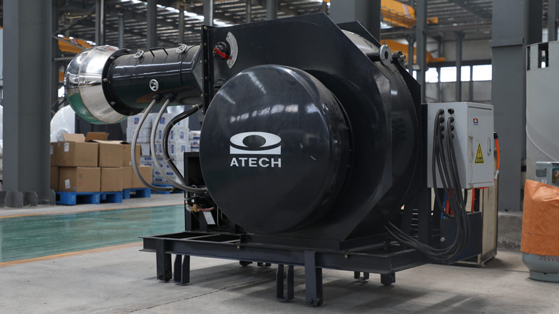 Quemador Astec de alta eficiencia térmica para consumo optimizado de combustible en secador