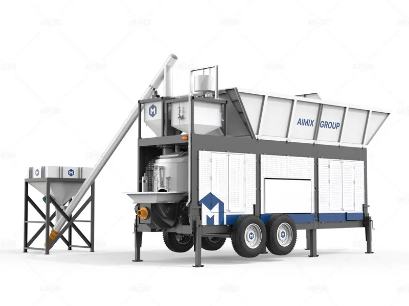 AIMIX AJP40 Planta de Concreto Móvil con Dosificadora y Bomba